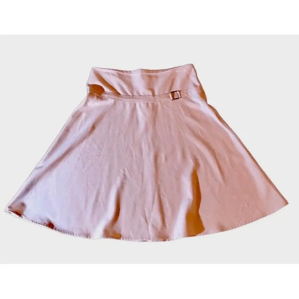 Pink fit and flare twirly Skater skirt Y2k 90's Coquette Punk Streetwear
